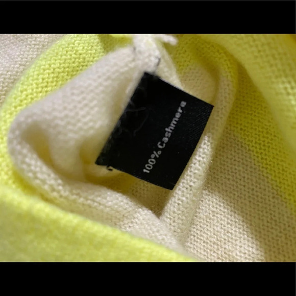 NWT Rondina 100% Cashmere Striped Sweater - Picture 6 of 7